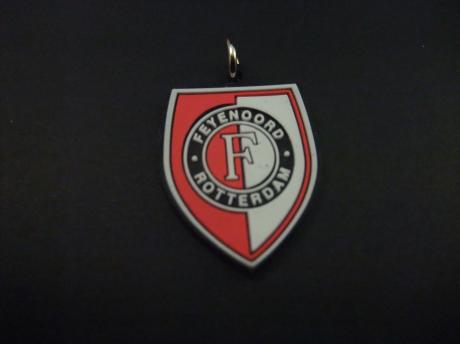 Feyenoord Rotterdam voetbal logo in clubkleuren ,rubber uitvoering